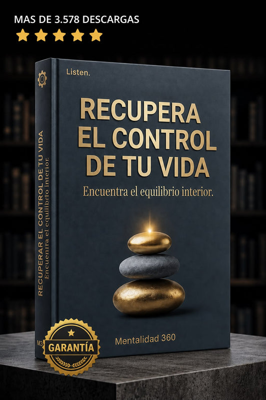 RECUPERA EL CONTRO DE TU VIDA.